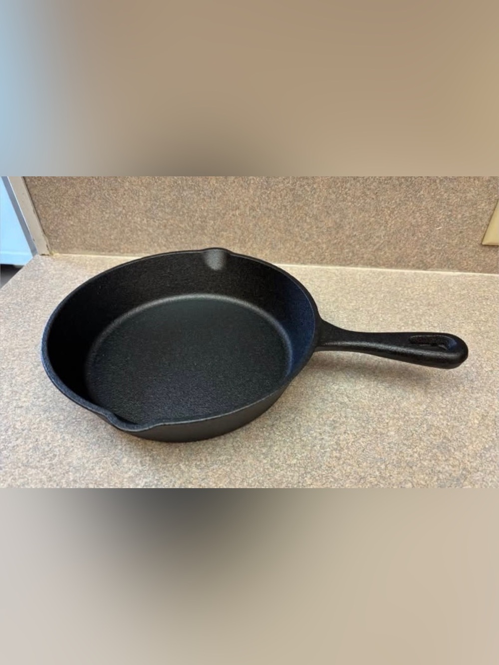 New 8” Classic Black Cast Iron Skillet